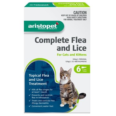 Flea and Lice spot on treatment for Cats and Kittens