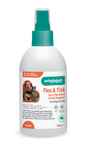 Flea & Tick Spray plus Insect Growth Regulator for Dogs & Cats