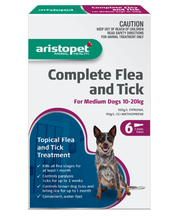 Flea and Tick spot on Treatment for Dogs 10kg to 20kg