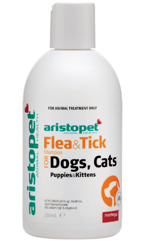 Flea & Tick Shampoo for Dogs, Cats, Puppies & Kittens