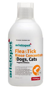 Flea & Tick Rinse Concentrate for Dogs, Cats, Puppies and Kittens