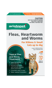 Aristopet Spot On For Kittens and Small Cats up to 4kg