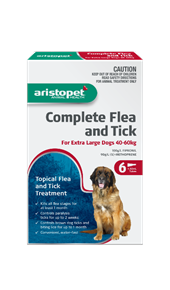 Flea and Tick spot on Treatment for Dogs 40kg to 60kg