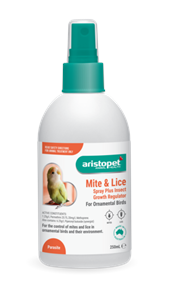 Mite and Lice Spray Plus Insect Growth Regulator for Ornamental Birds