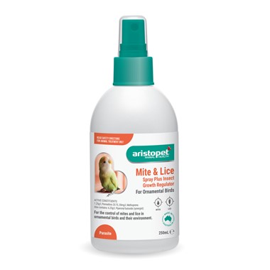 Mite and Lice Spray Plus Insect Growth Regulator for Ornamental Birds